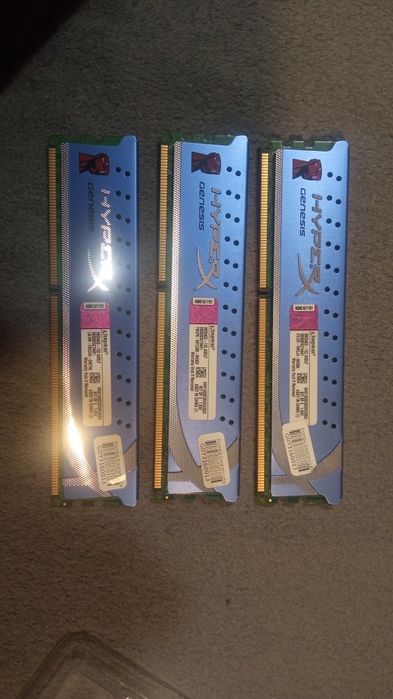 Pamięć 3x2 GB Kingston DDR3