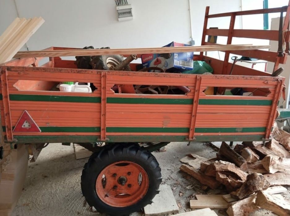 Motoenxada com reboque sem documentos