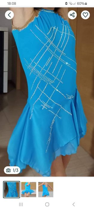 Fato de patinagem  artística.