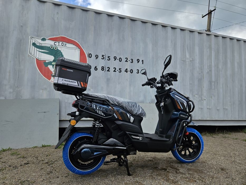 Электроскутер электротрицикл трехколесный dominator a9 crosser v3 cr21 tr1 tr5 электровелосипед стокмото литий V1 cargo с крышей V3 tr4 с кузовом