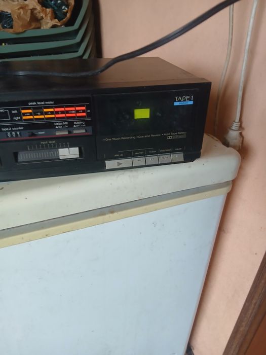 Technics Leitor de cassetes duplo RS D 550W