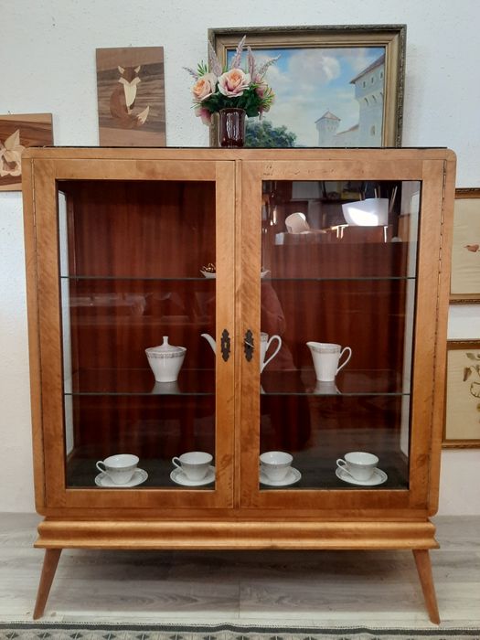 Komoda / witrynka w stylu art deco po renowacji