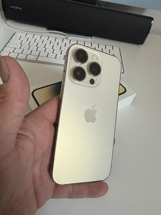 Bateria 100% iPhone 14 Pro 256gb Gold