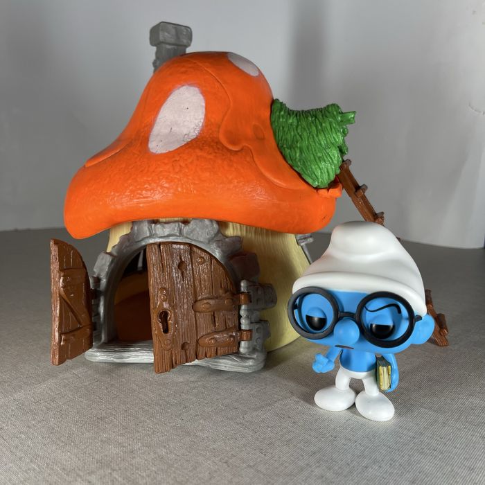 Casa Cogumelo Grande Smurfs / Estrumpfes, Funko Pop Acessórios