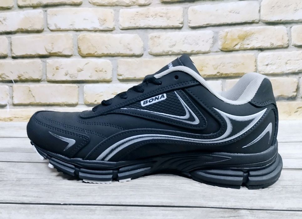 Кожаные мужские кроссовки Bona 885Д  41-46р