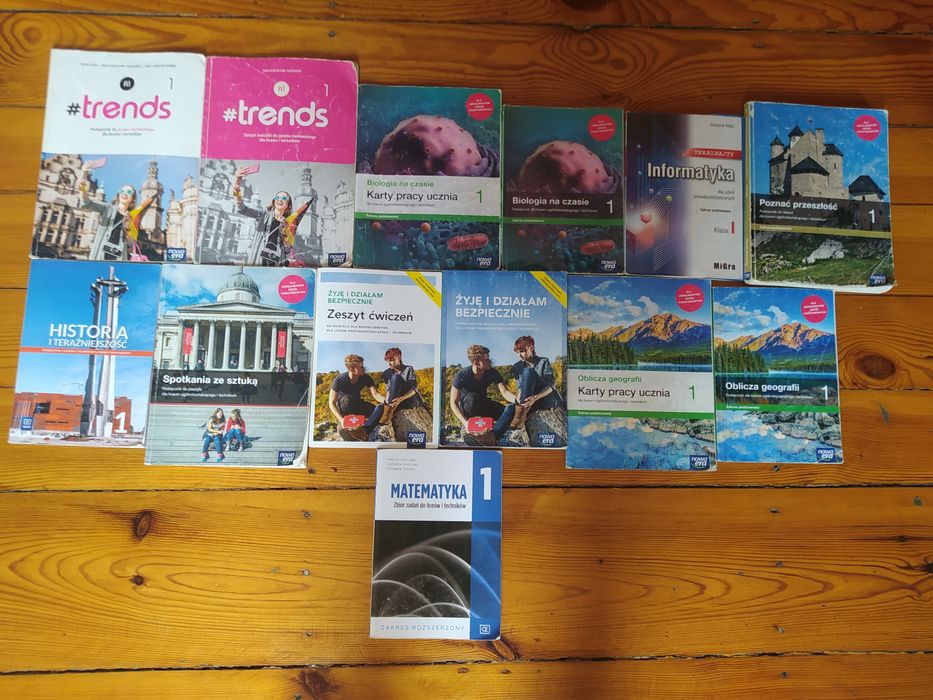 Książki do liceum/technikum klasy 1