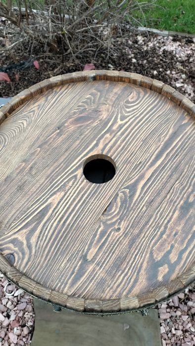 Люстри дерев'яні , кришки бочки