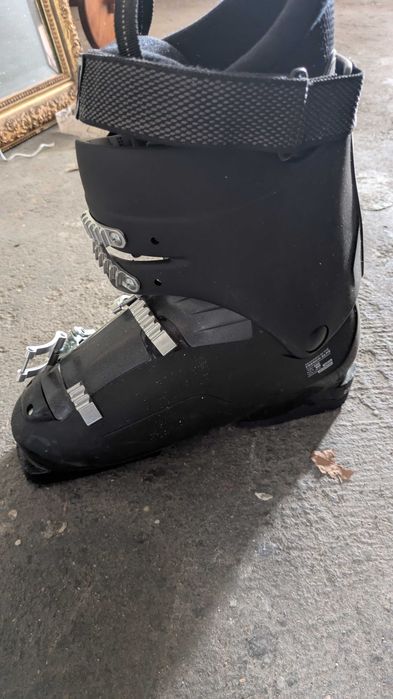 Botas de ski usadas uma vez