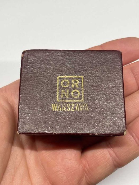Warszawskie Srebrne Spinki do Koszuli - Oryginalne Etui 11,15g - ORNO