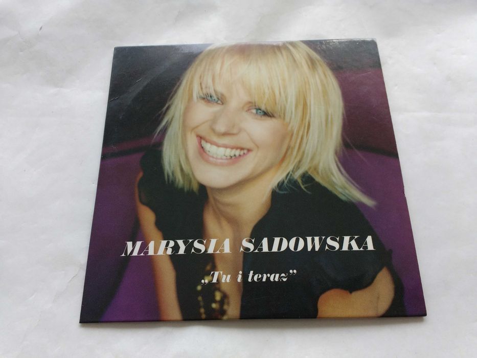 MARYSIA SADOWSKA - Tu I Teraz CD Single Promo 2005 Sony BMG Music