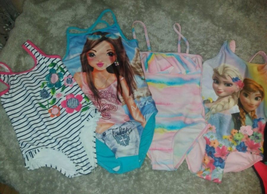 Купальник суцільний/роздільний р.80-86, 98-104,110 116-122, 140