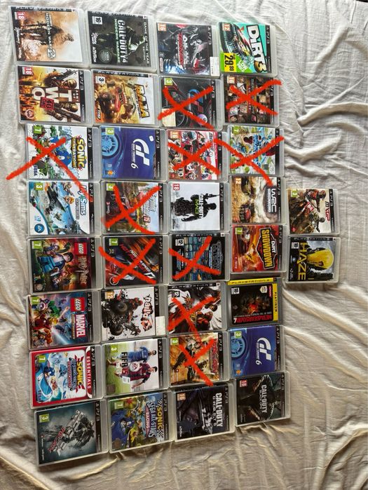 Playstation 3 gry na sztuki lub zestaw cod batelfield lego sims ps3