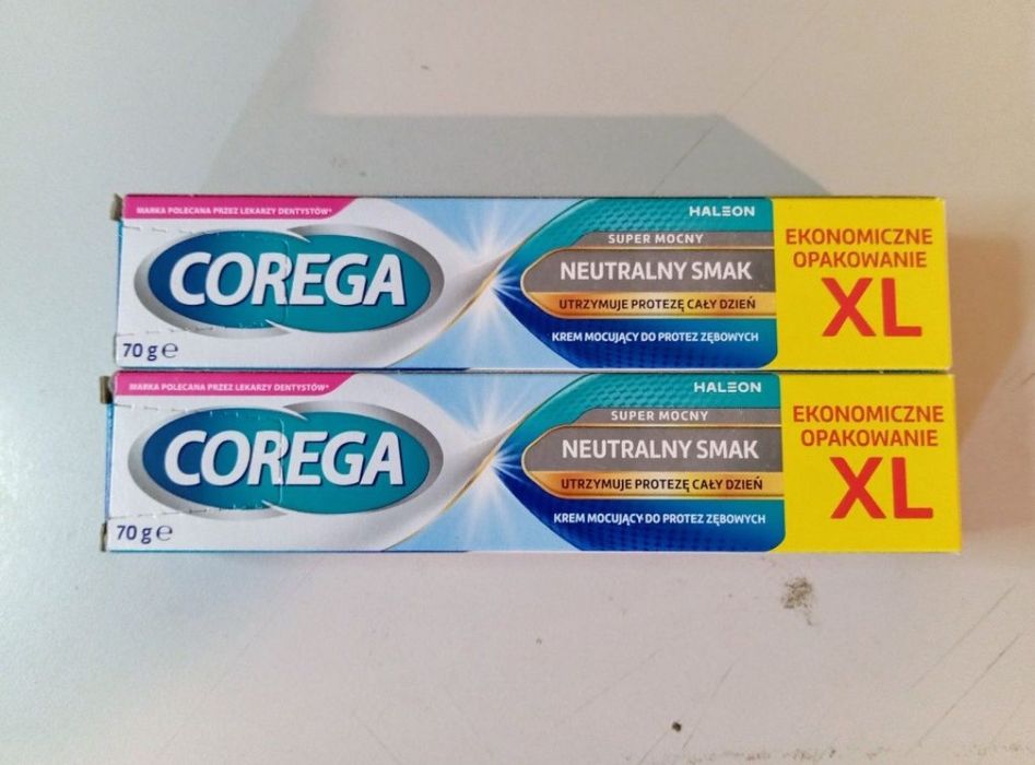 Corega Super Mocny Krem mocujący do protez zębowych 70 g 2 szt.