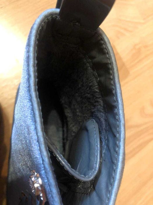 Чобітки, пів- чоботи сірі 39