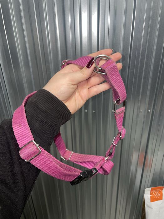 Różowe szelki dla psa dog style guard easy walk L