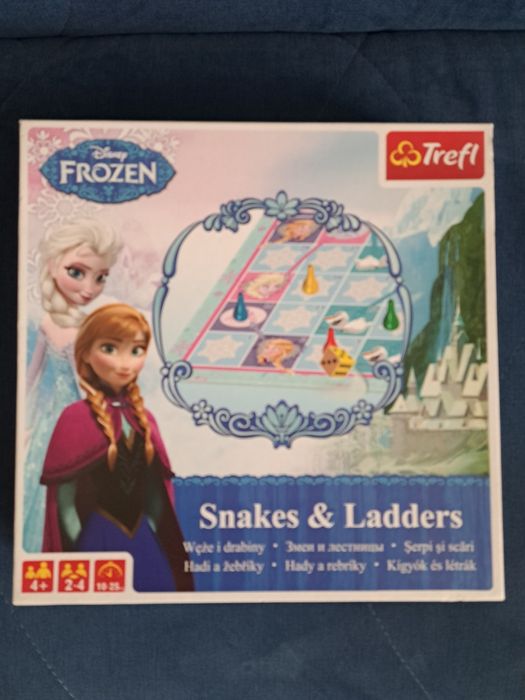 Trefl gra Frozen Elza Karina Lodu Węże i drabiny