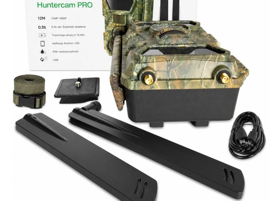ORLLO Huntercam PRO LTE GPS 12MP 1080P | Stan idealny | Folia | Komplet