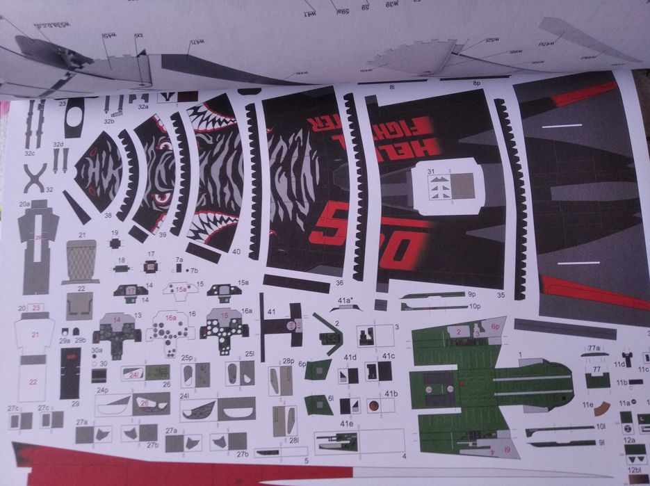 Model kartonowy MiG-23MF Hell Fighter 1:33