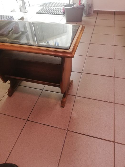 stolik kawowy kamień retro