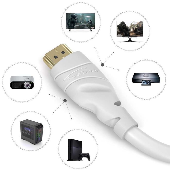 KabelDirekt HDMI 8K / 4K 2m biały