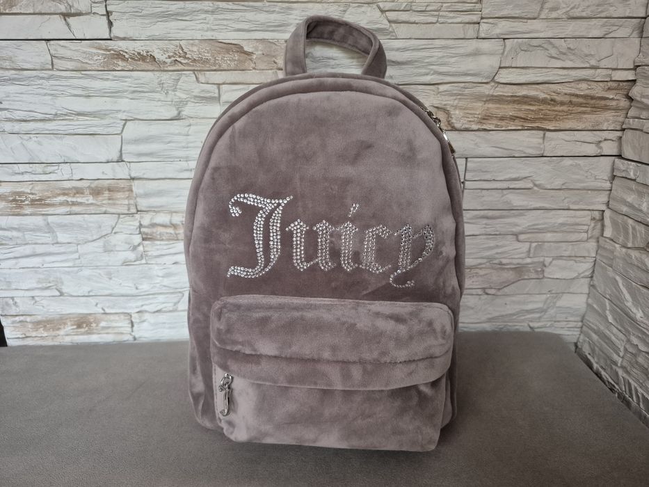 Plecak Damski Welurowy Juicy Couture