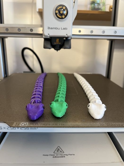 Zestaw 3 szt Węże | DRUK 3D