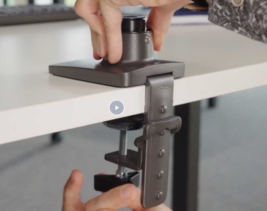 Suporte Duplo Monitores HUANUO Articulado c/ Caixa