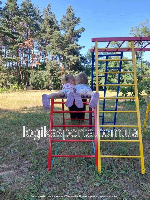 Горка, Качели, спортивная детская площадка 1,5-2 м, игровой комплекс