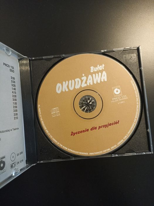 Okudżawa życzenia dla przyjaciół płyta CD