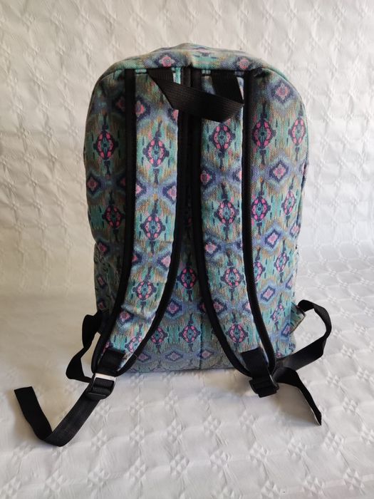 Mochila tecido estampado etnico