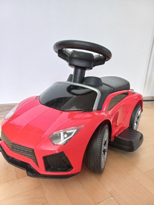 Дитячий електромобіль Bambi з батьківською ручкою, електромобиль