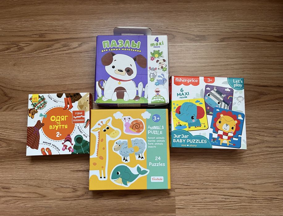 Пазли для найменших Fisher Price, Vladi toys, ранок