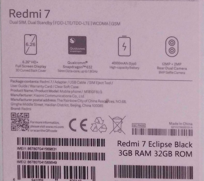 Telefon Redmi note 7