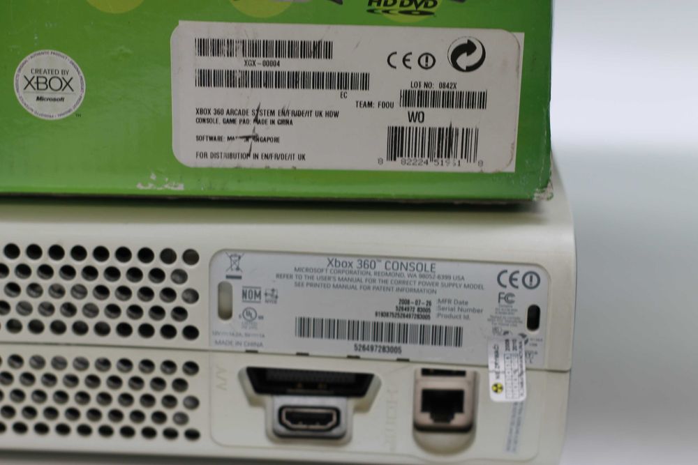 Konsola Xbox 360 Arcade | BOX (Zgodne SN) | Pad | Gra Xbox Live Arcade | HDMI