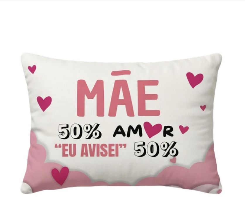 Fronha decorativa dia da mãe