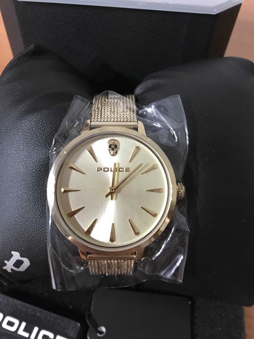 Relógio Police Dourado