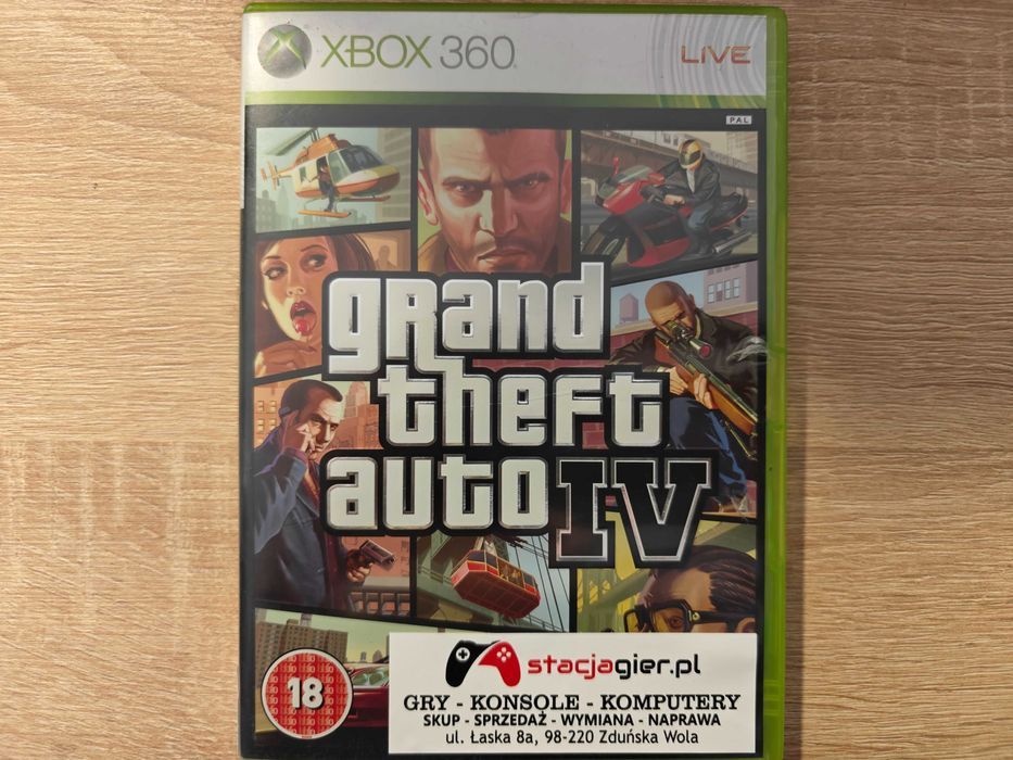 Grand Theft Auto IV GTA 4 Xbox 360