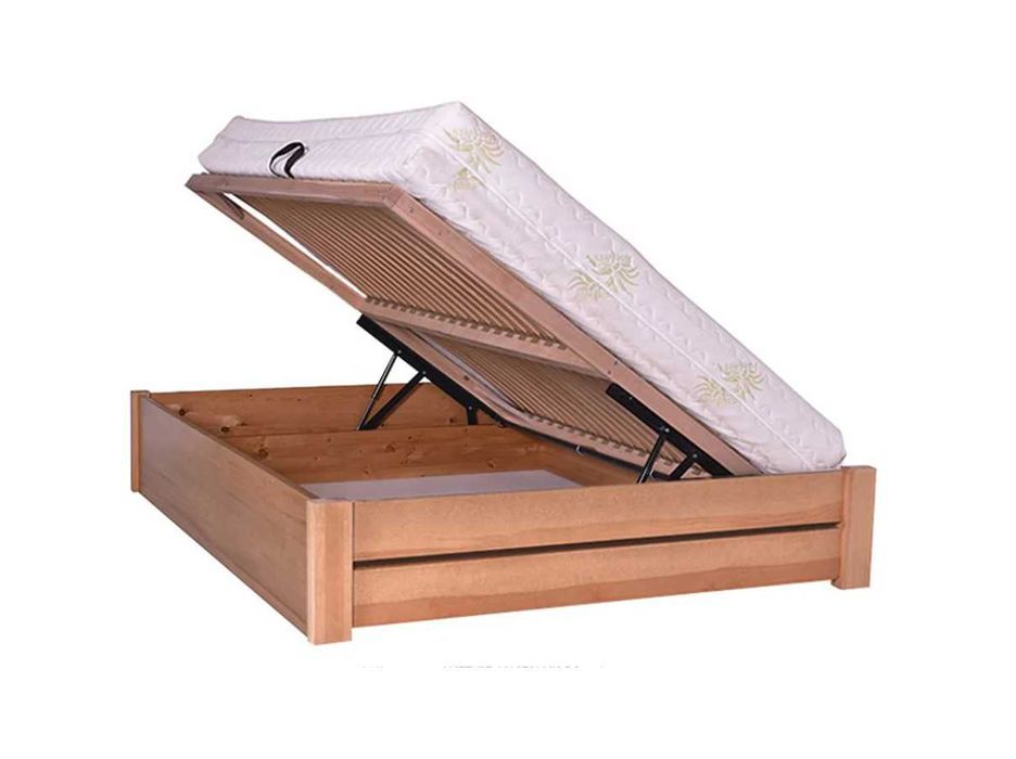 Łóżko sosnowe AMETYST 4/X STOLMIS R.D podnoszone 160x200