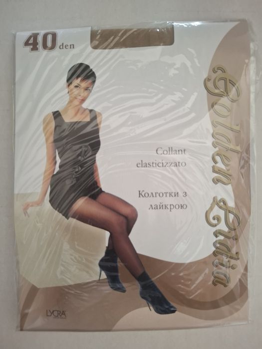 Колготки 40 ден класичні з шортиками Golden Lidia