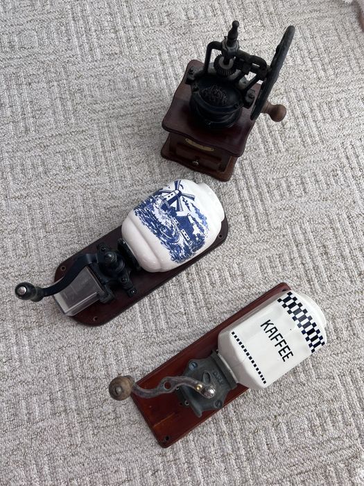 Ręczny młynek do kawy zestaw 3 sztuk