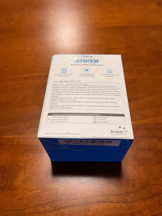 Carregador Anker 511 Nano Pro 20W PIQ 3.0 USB-C