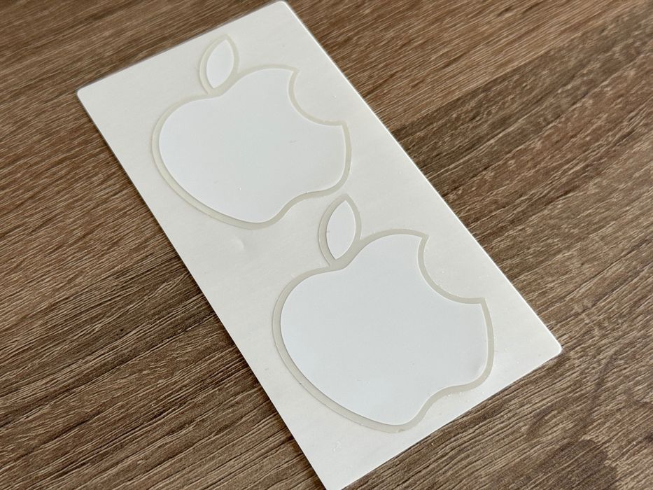 Zestaw oryginalnych naklejek Apple iPhone, iPad, MacBook