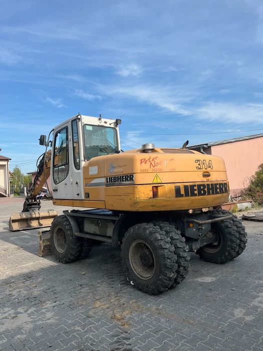 Liebherr 314  Koparka kołowa Liebherr A314 - bardzo dobry stan techniczny