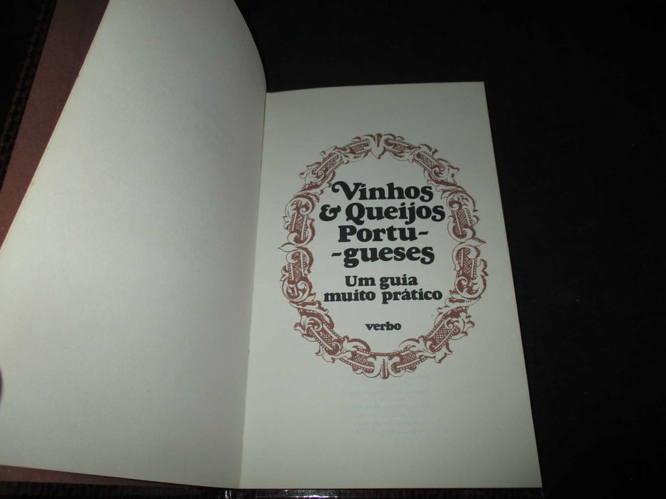 Livro Vinhos & Queijos Portugueses Verbo