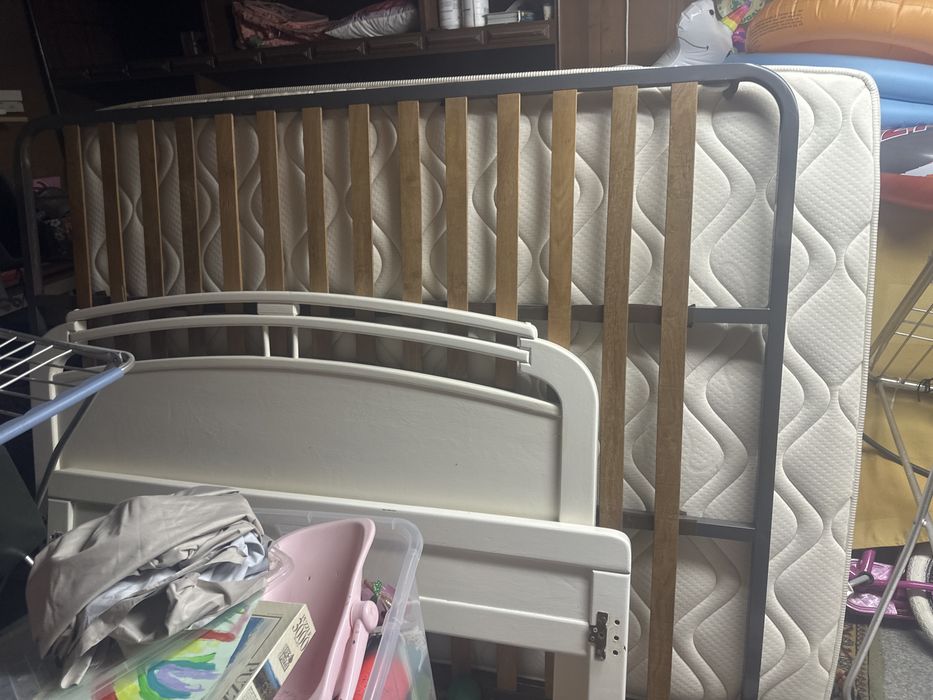 Cama de casal c/ colchao visco novo topo de gama