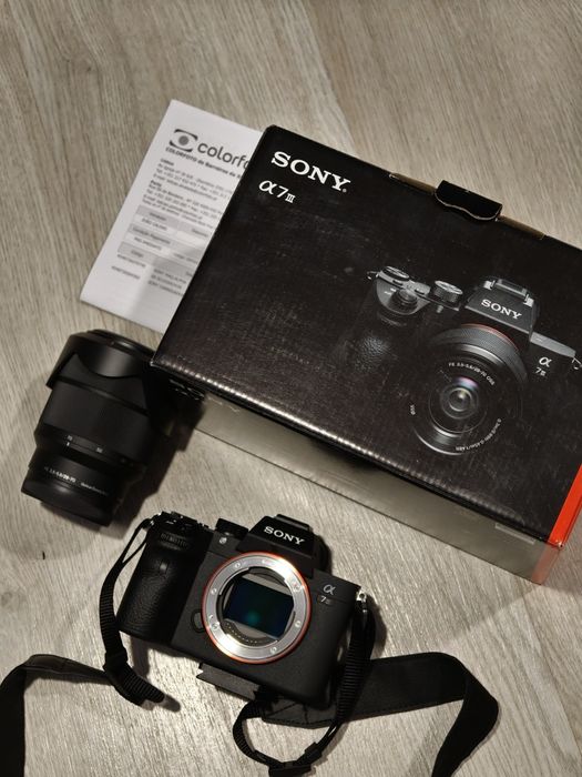 Sony A7 iii com lentes