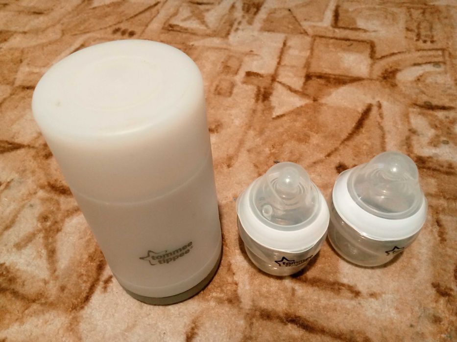 Nowe butelki 150 ml + termos Tommee Tippee