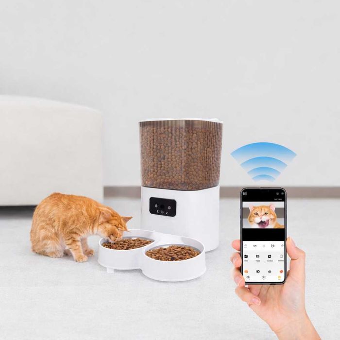 Годівниця Кормушка WiFi дистанційний аудіо відео контроль турбота 24/7