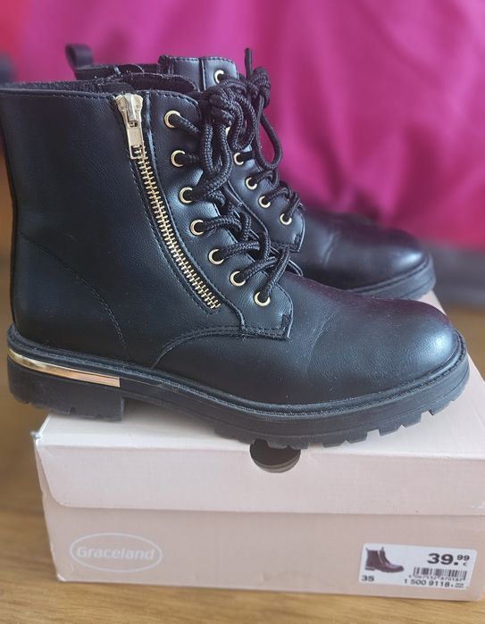 Botas pretas de inverno n. 35