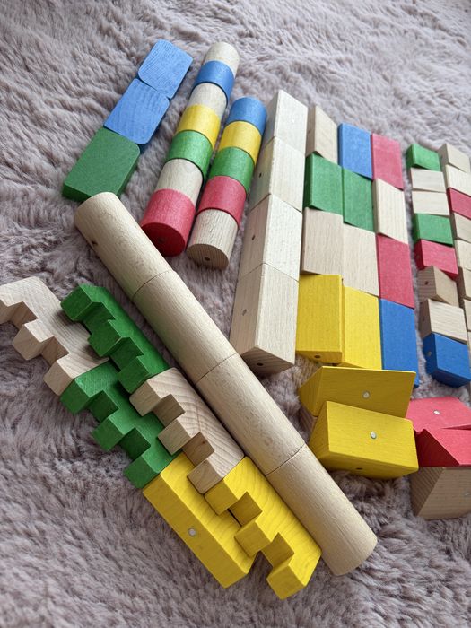 Drewniane klocki  magnetyczne Kooglo 98 szt